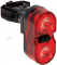 FA 17 Fanale Superluminoso Basic  2 led da 0.5 watt 3 funzioni (2 batt. BA 11 incl.)